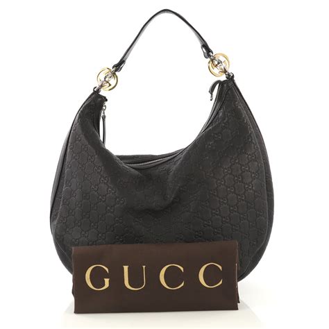 gucci guccissima leather hobo